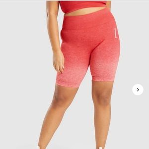 **SOLD ON MERCARI** NWT Red adapt ombré shorts